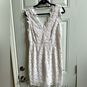 Lilly Pulitzer White Butterfly Crochet Dress